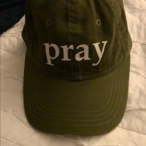 Olive green pray hat